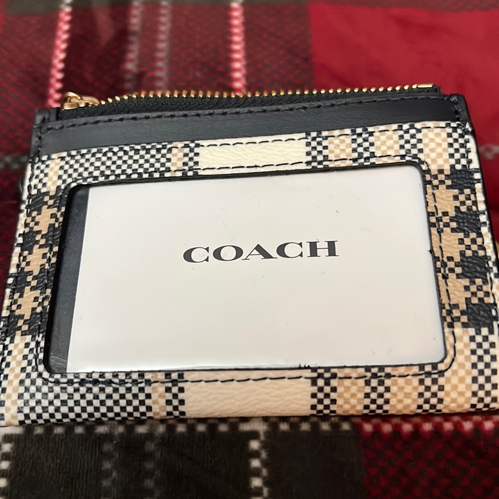 Authentic Coach card/coin wallet